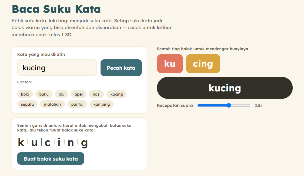Baca Suku Kata